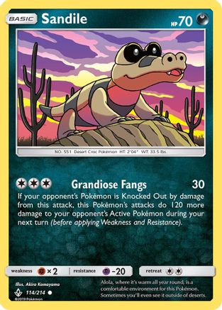 Sandile (114) 114 SM Unbroken Bonds - Common