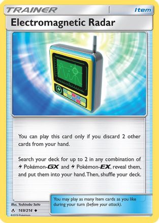 Electromagnetic Radar 169/214 SM Unbroken Bonds - Uncommon