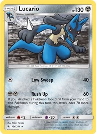 Lucario 126/214 Deck Exclusives - Rare