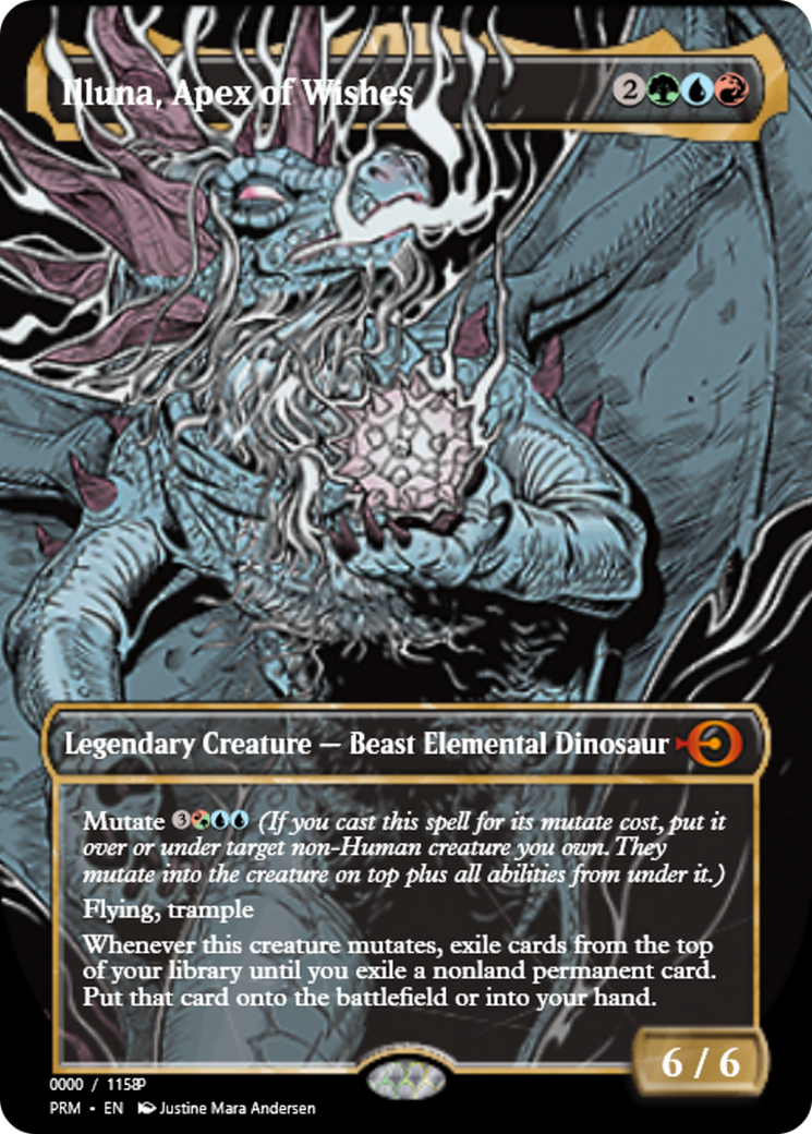 Illuna, Apex of Wishes (PRM-80991) - Magic Online Promos Foil