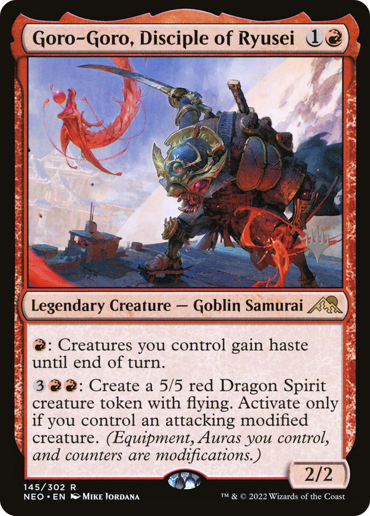 Goro-Goro, Disciple of Ryusei (PPNEO-145P) - Kamigawa: Neon Dynasty Promos Foil
