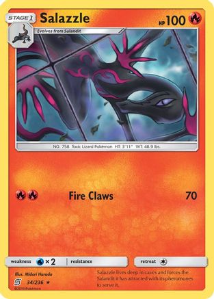 Salazzle (34) 034 SM Unified Minds - Rare