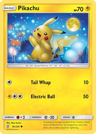 Pikachu (56) 056/236 SM Unified Minds - Common