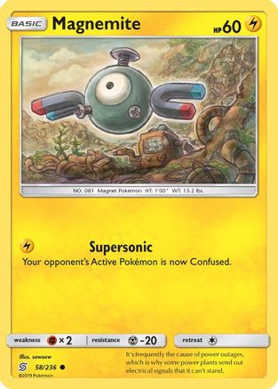 Magnemite 058/236 SM Unified Minds - Common
