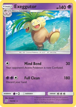 Exeggutor 074 SM Unified Minds - Rare
