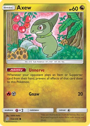 Axew 154/236 SM Unified Minds - Common