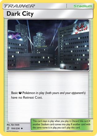 Dark City 193/236 - Reverse Holofoil SM Unified Minds - Uncommon