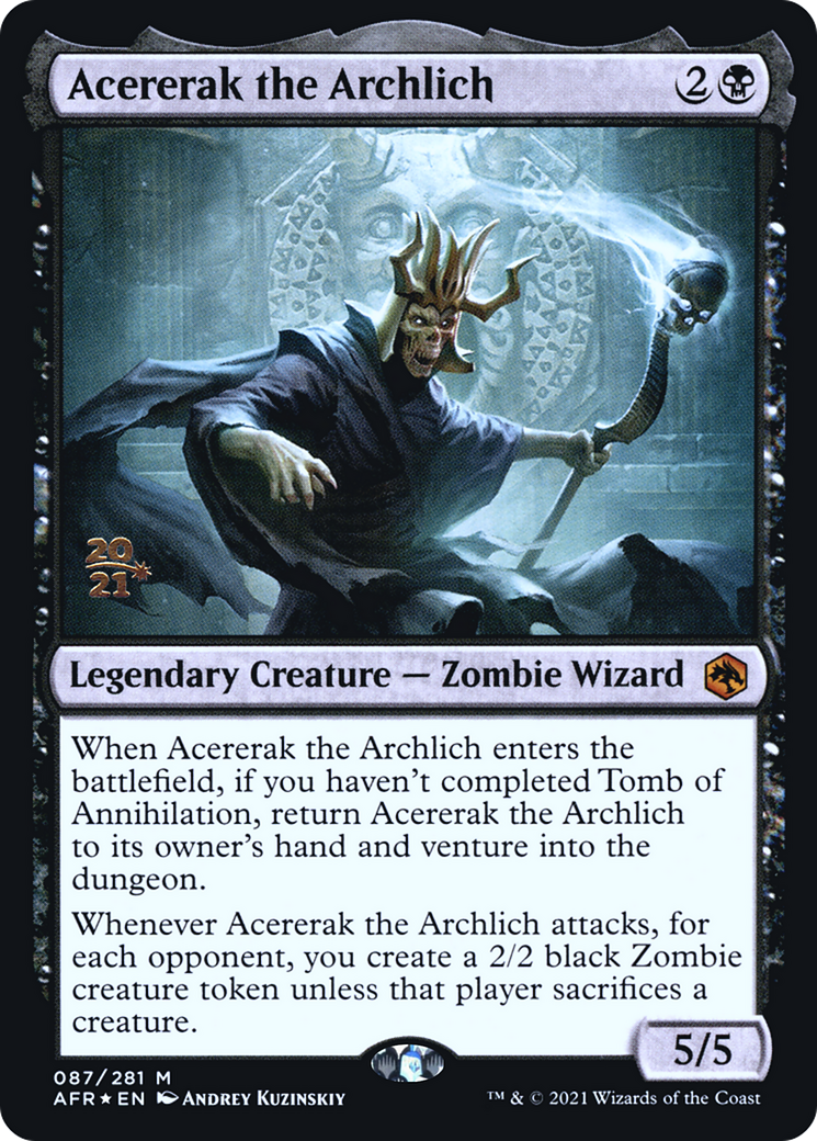 Acererak the Archlich (PRE-87S) - Adventures in the Forgotten Realms Promos Foil