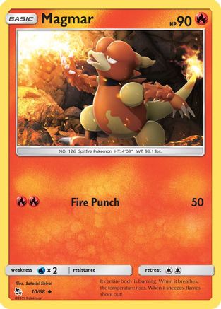 Magmar 010/68 Hidden Fates - Uncommon