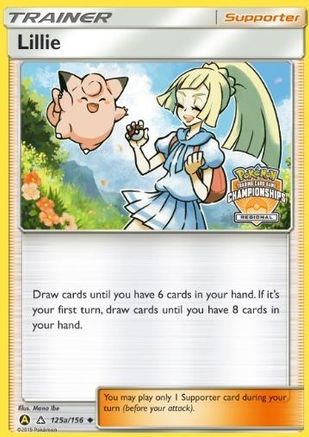 Lillie 125a/156 - Reverse Holofoil League & Championship Cards - Promo
