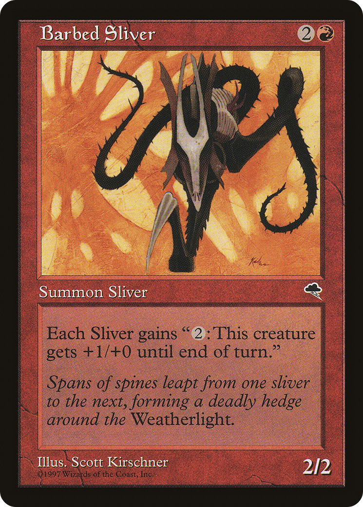 Barbed Sliver (TMP-163) - Tempest
