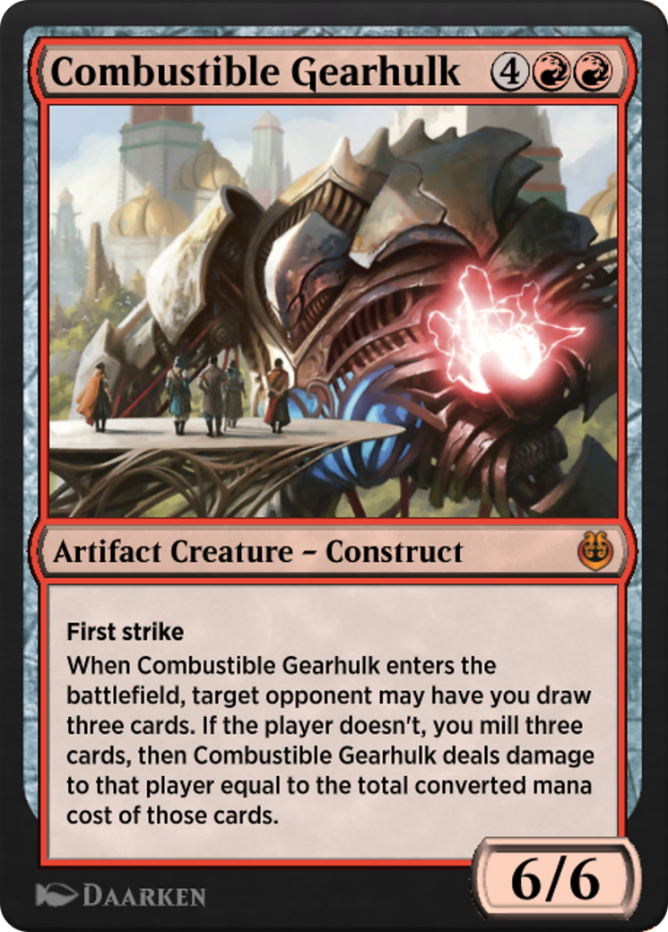 Combustible Gearhulk (KLR-120) - Kaladesh Remastered