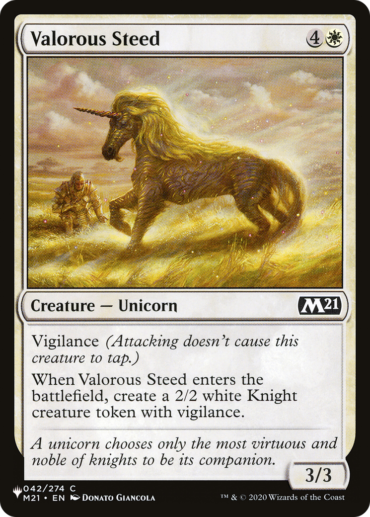 Valorous Steed (LIST-M21-42) - The List