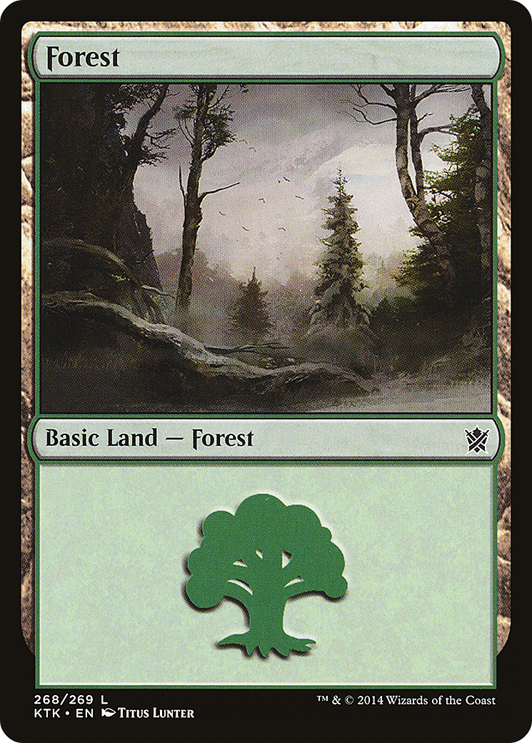 Forest (268) (KTK-268) - Khans of Tarkir