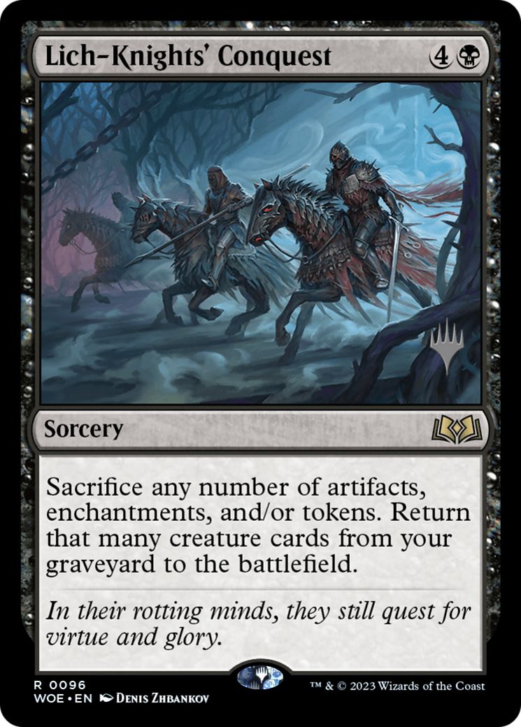 Lich-Knights' Conquest (PPWOE-96P) - Wilds of Eldraine Promos