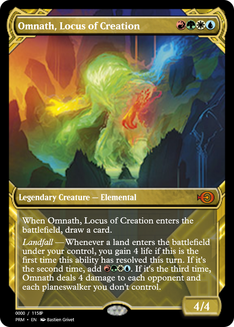 Omnath, Locus of Creation (PRM-83716) - Magic Online Promos