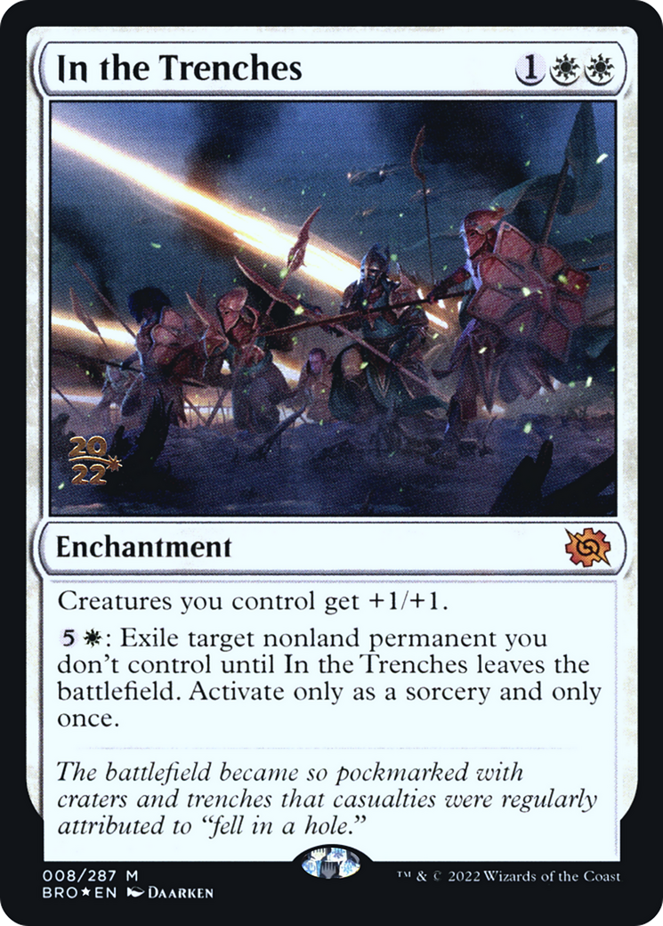In the Trenches (PRE-08S) - The Brothers' War Promos Foil
