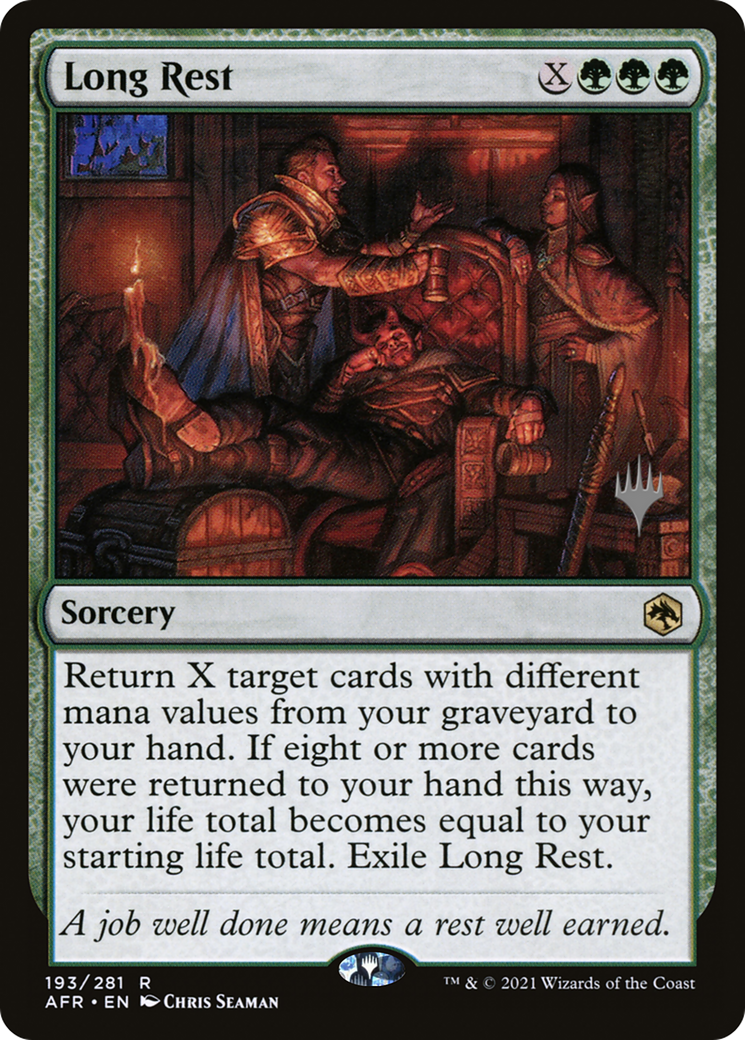 Long Rest (PPAFR-193P) - Adventures in the Forgotten Realms Promos Foil