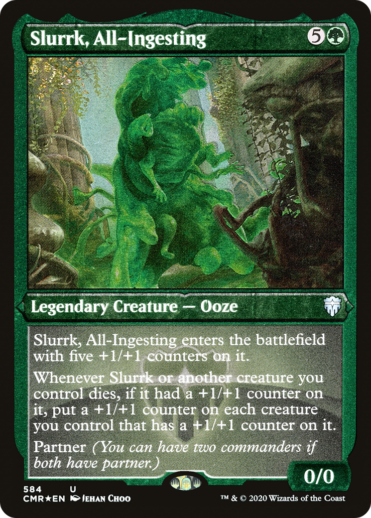 Slurrk, All-Ingesting (Foil Etched) (CMR-584) - Commander Legends Etched Foil