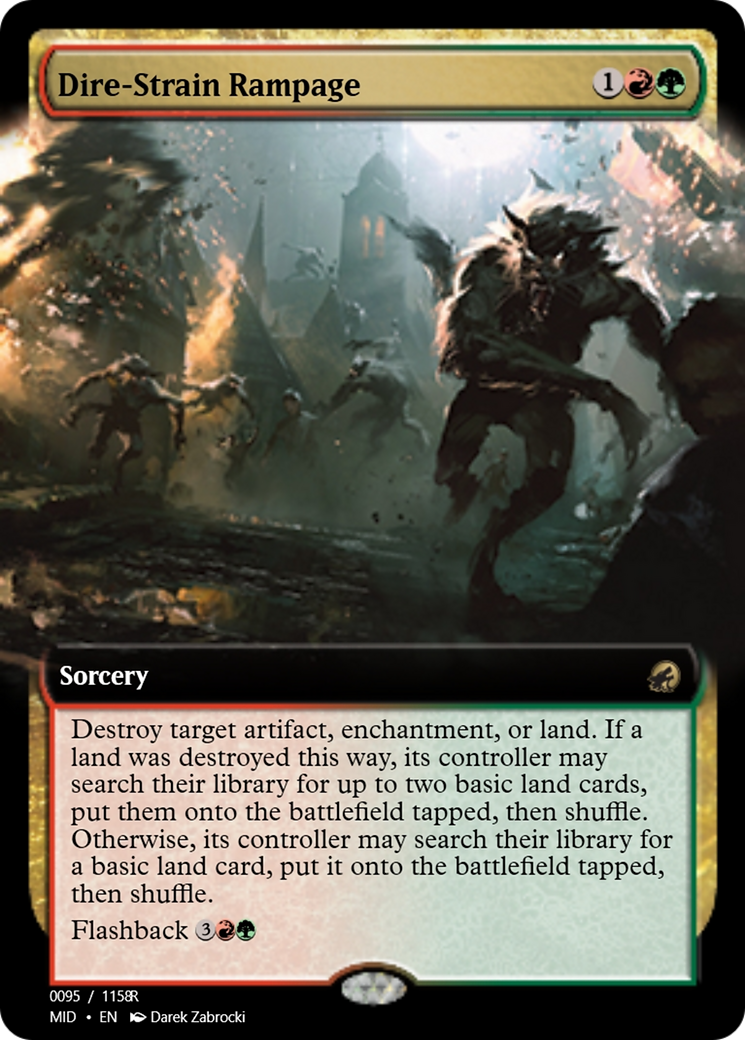 Dire-Strain Rampage (PRM-94070) - Magic Online Promos