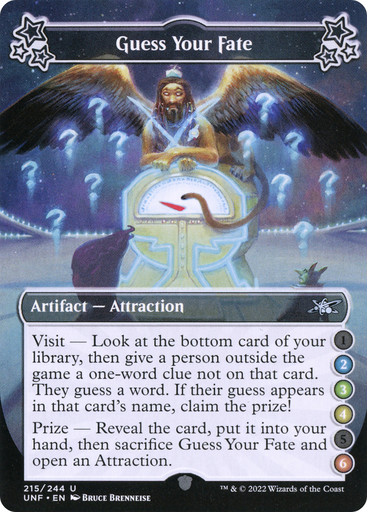Guess Your Fate (2-3-4-6) (UNF-215A) - Unfinity Foil