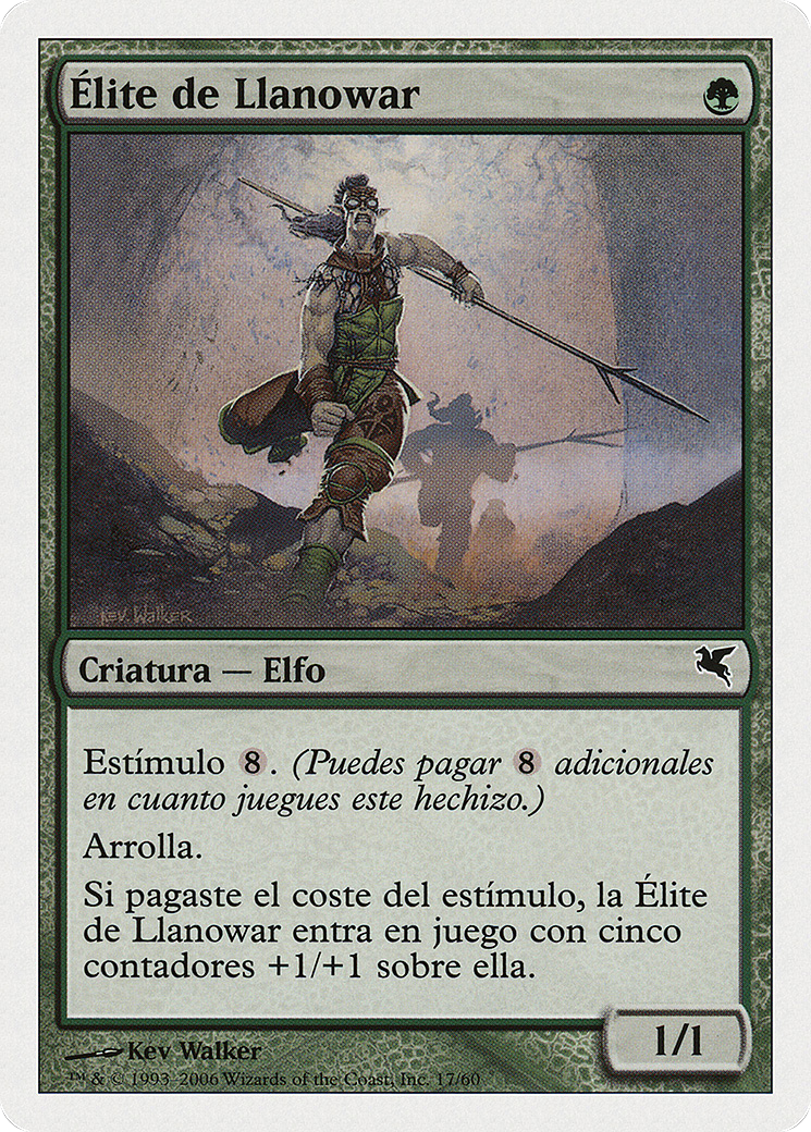 Llanowar Elite (Spanish) - "Élite de Llanowar" (B17) (PSAL-B17) - Salvat 2005