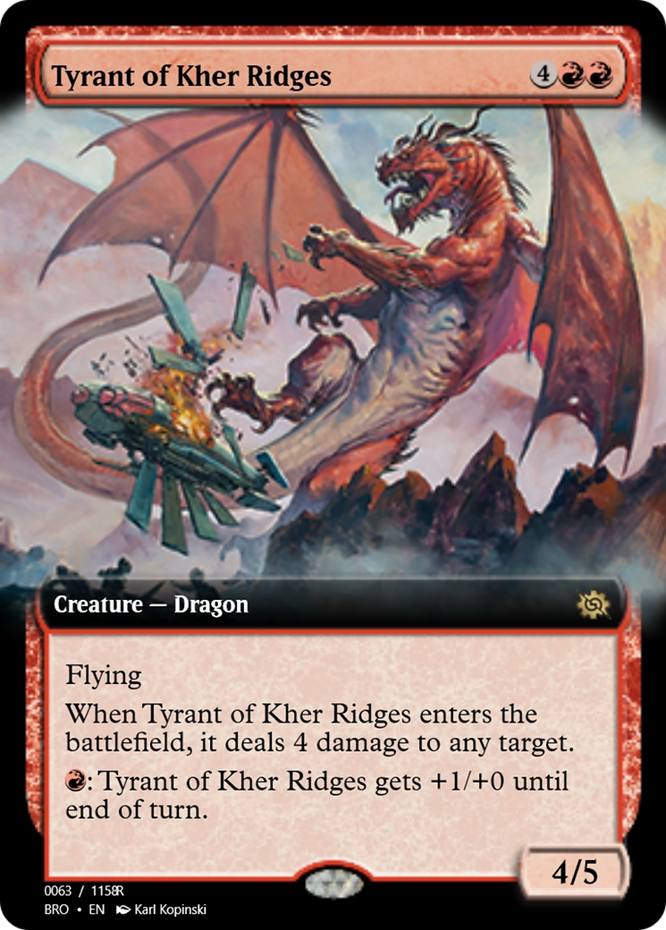 Tyrant of Kher Ridges (PRM-105734) - Magic Online Promos