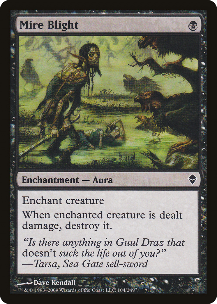Mire Blight (ZEN-104) - Zendikar Foil