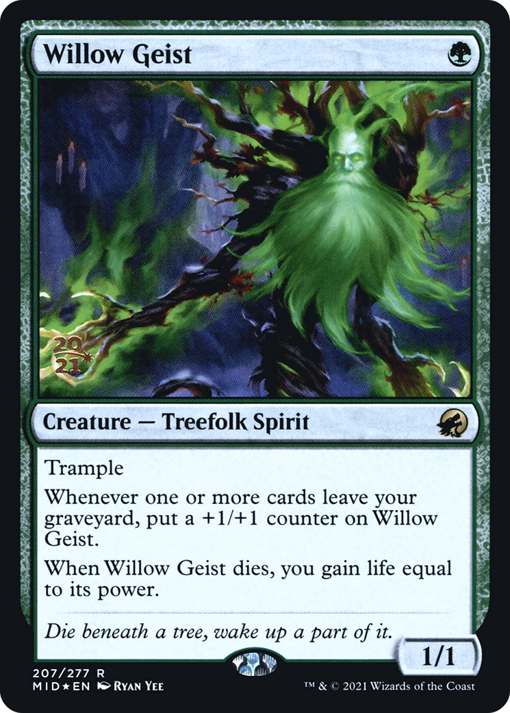 Willow Geist (PRE-207) - Innistrad: Midnight Hunt Promos Foil