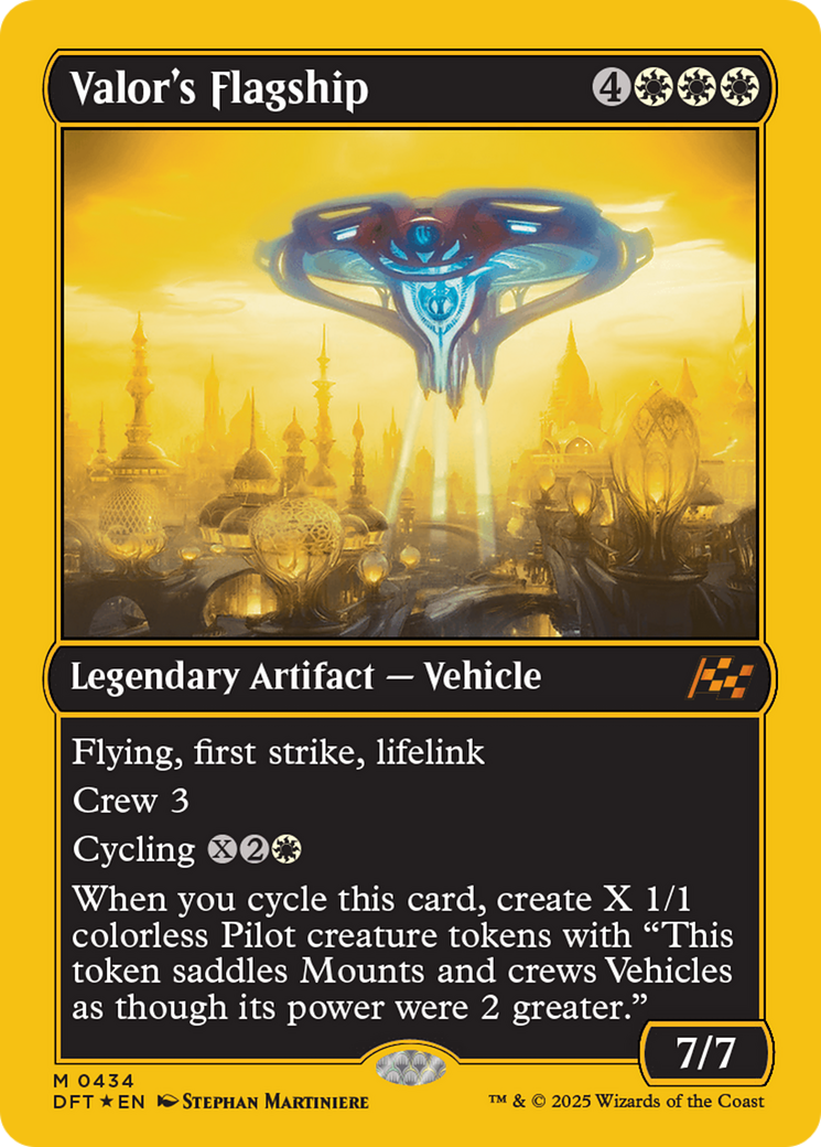 Valor's Flagship (DFT-434) - Aetherdrift Foil