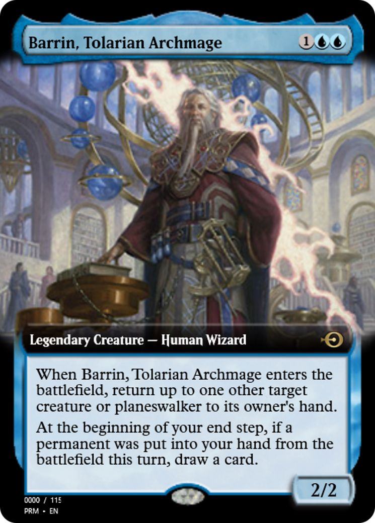 Barrin, Tolarian Archmage (PRM-81942) - Magic Online Promos Foil