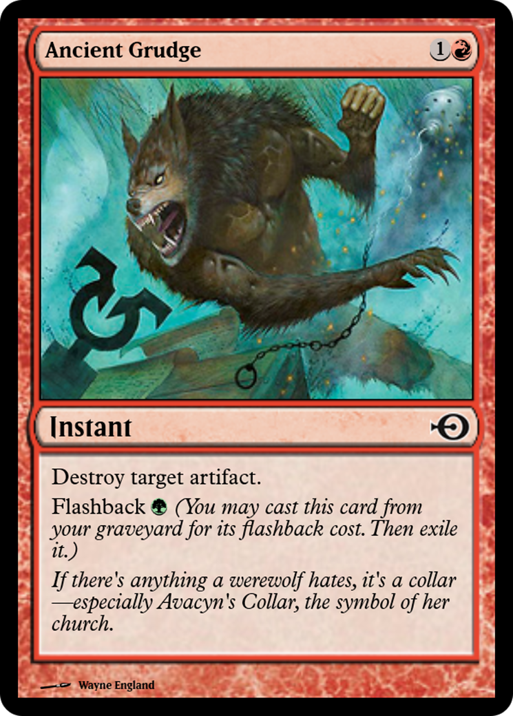 Ancient Grudge (PRM-43590) - Magic Online Promos Foil