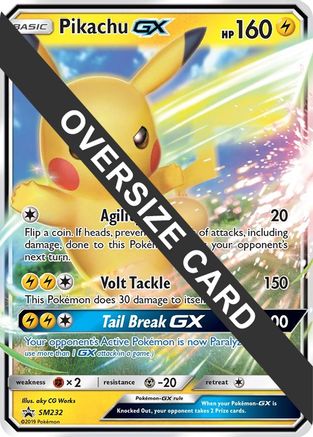 Pikachu GX SM232 - Holofoil Jumbo Cards - Promo