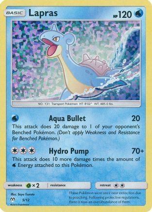 Lapras 005/12 - Holofoil McDonalds Promos 2019 - Promo