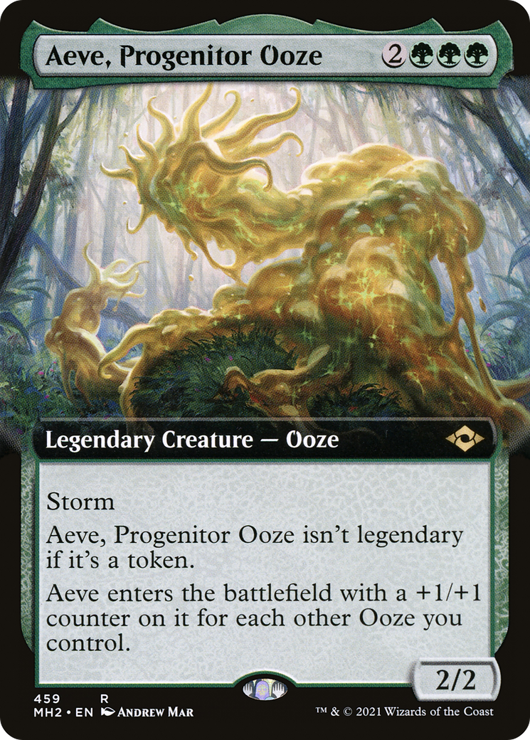 Aeve, Progenitor Ooze (Extended Art) (MH2-459) - Modern Horizons 2: (Extended Art)
