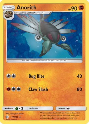 Anorith 111/236 SM Cosmic Eclipse - Uncommon