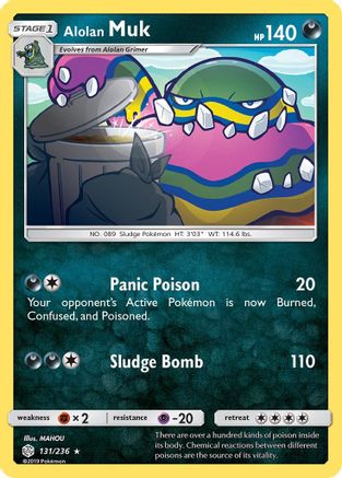 Alolan Muk 131/236 SM Cosmic Eclipse - Rare