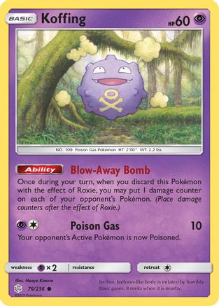 Koffing 076/236 SM Cosmic Eclipse - Common