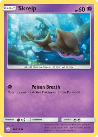 Skrelp 091/236 SM Cosmic Eclipse - Common