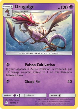 Dragalge 092/236 SM Cosmic Eclipse - Rare