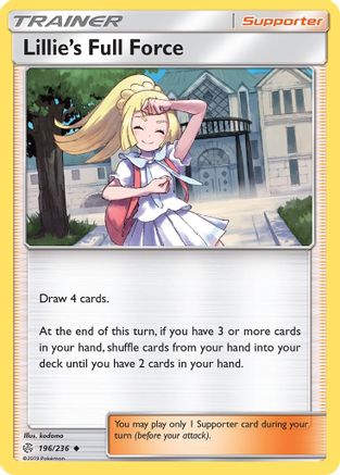 Lillie's Full Force 196/236 SM Cosmic Eclipse - Uncommon