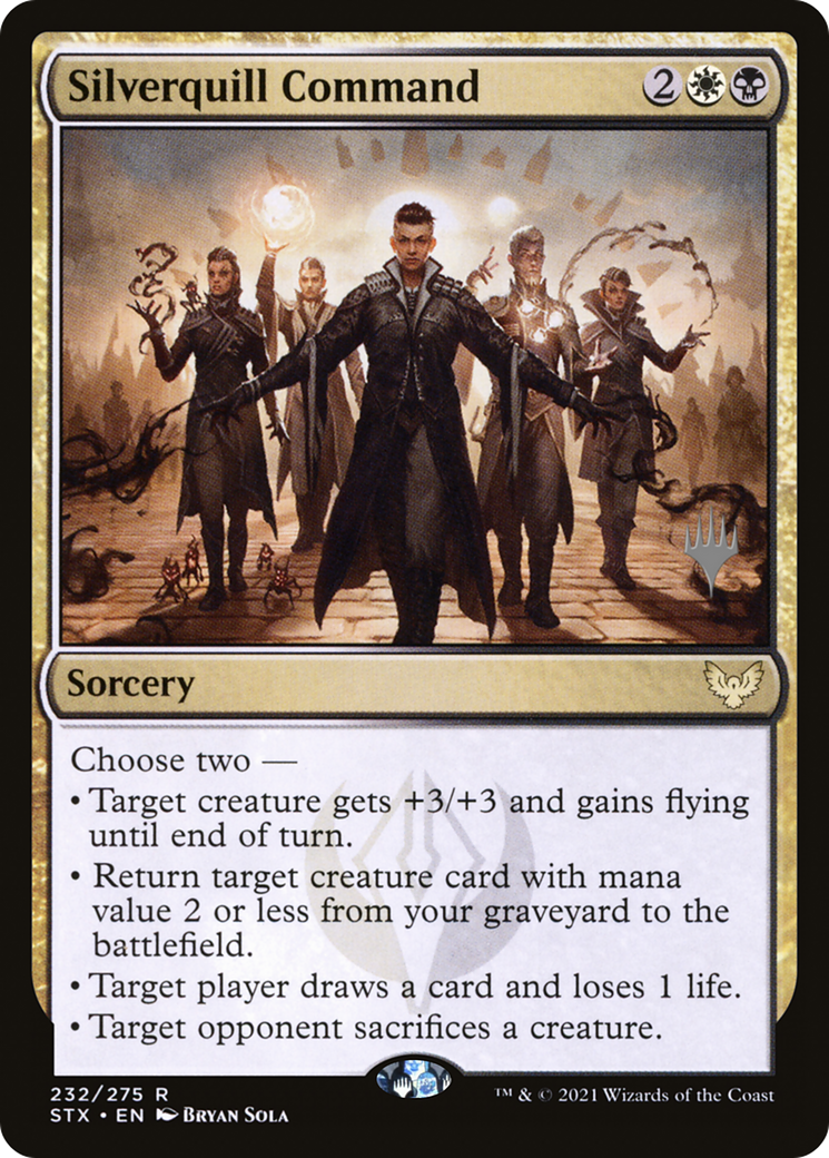 Silverquill Command (PPSTX-232P) - Strixhaven: School of Mages Promos Foil
