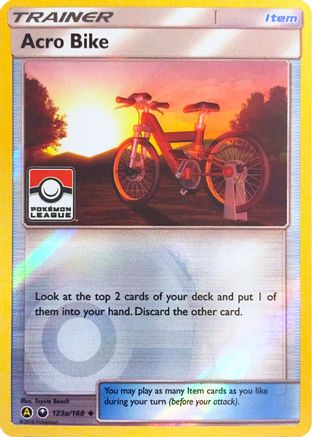 Acro Bike 123a/168 - Reverse Holofoil League & Championship Cards - Promo