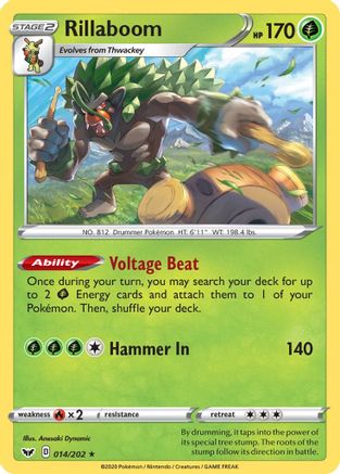 Rillaboom 014/202 Deck Exclusives - Rare