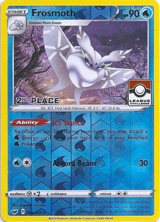 Frosmoth 064/202 - Reverse Holofoil League & Championship Cards - Promo