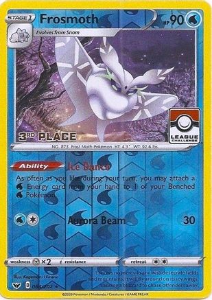 Frosmoth 064/202 - Reverse Holofoil League & Championship Cards - Promo