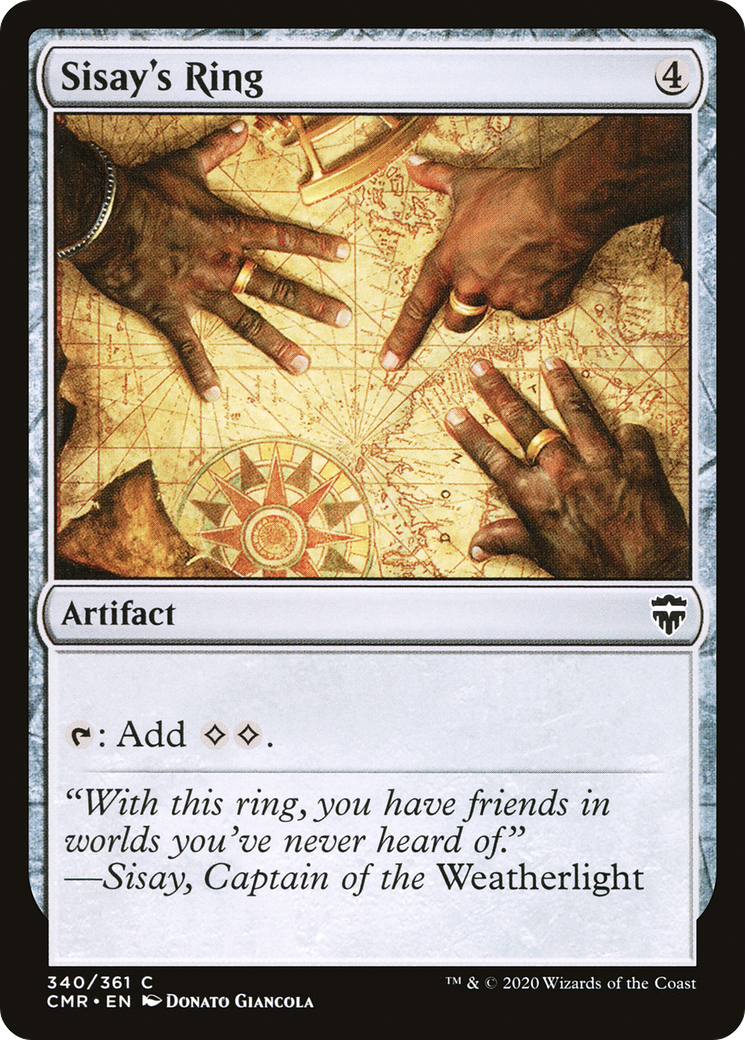 Sisay's Ring (CMR-340) - Commander Legends Foil