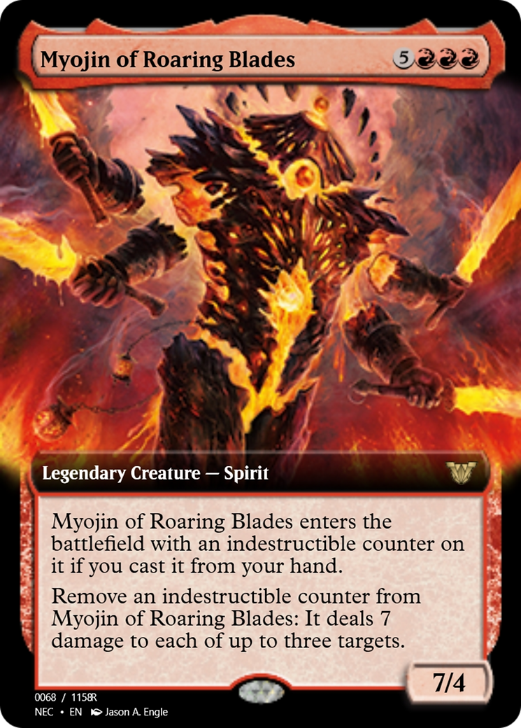 Myojin of Roaring Blades (PRM-97999) - Magic Online Promos