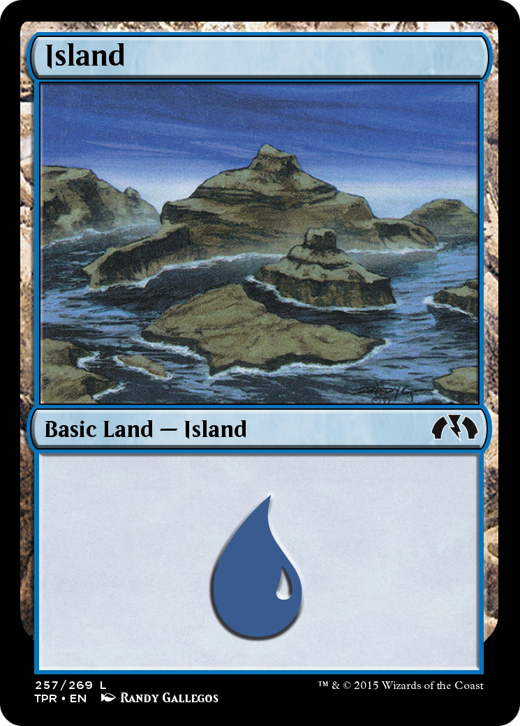 Island (TPR-257) - Tempest Remastered Foil
