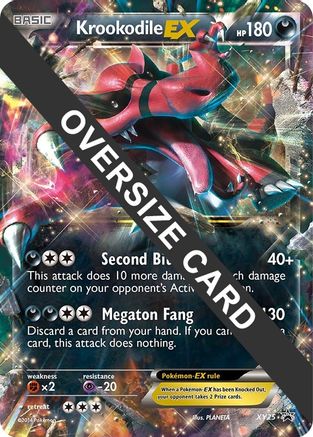 Krookodile EX XY25 - Holofoil Jumbo Cards - Promo